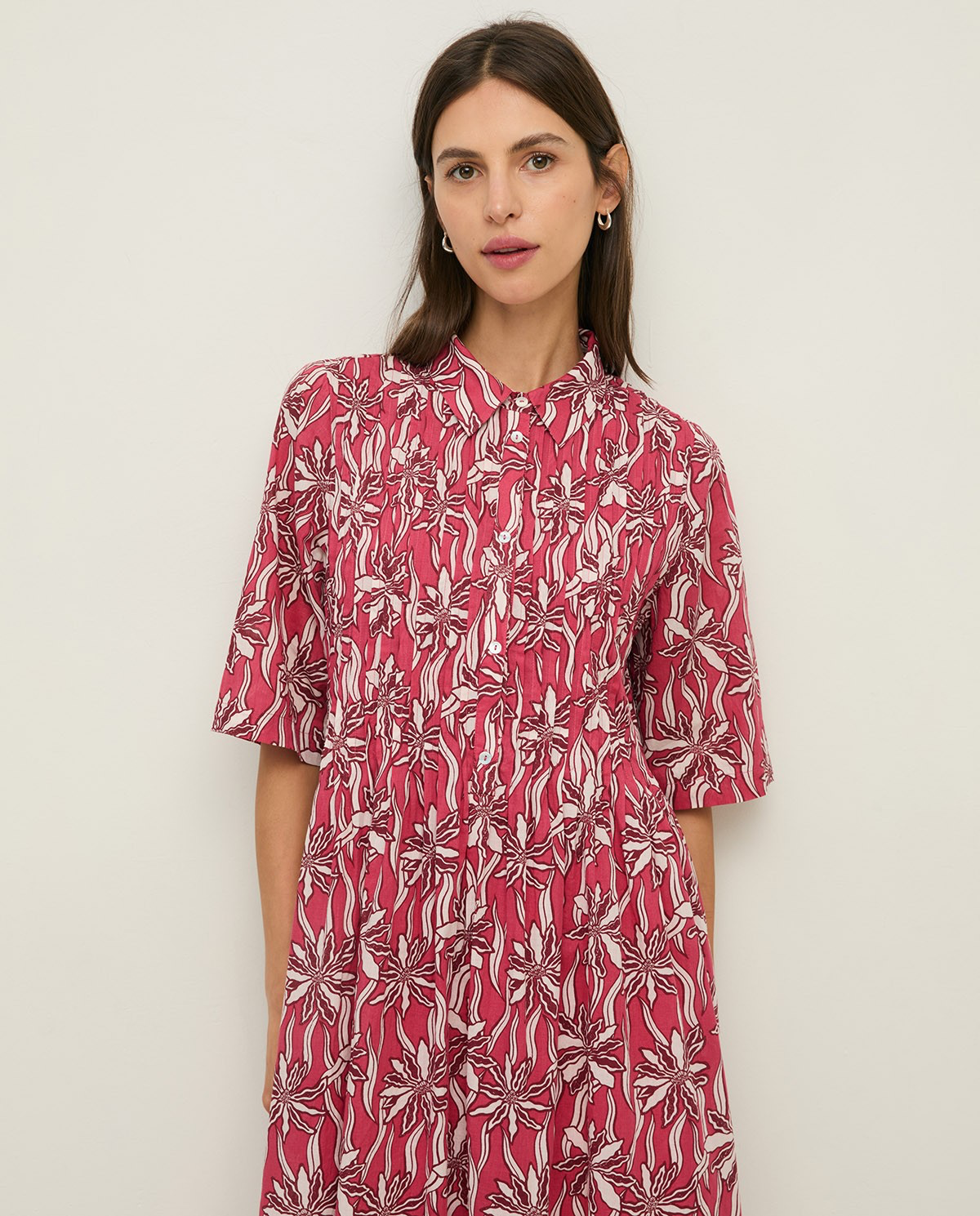 100% Organic Cotton Shirt Dress
