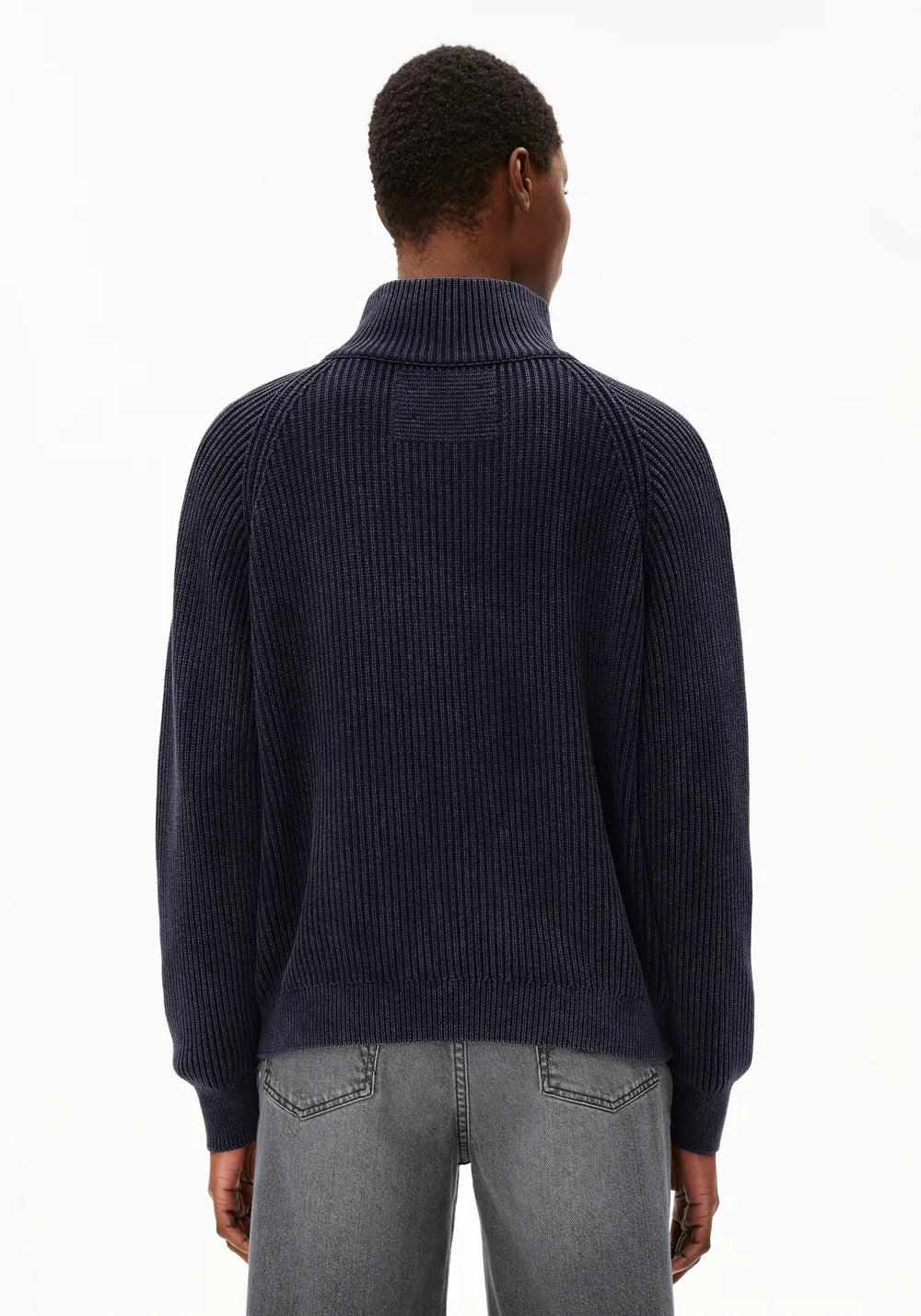 Ronyiaas Garment Dyed Knit Sweater