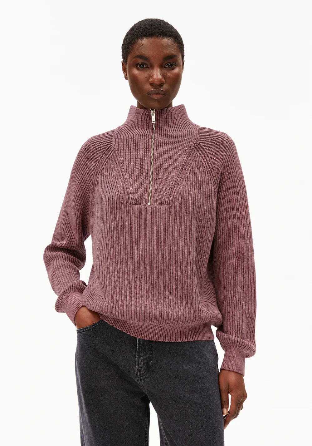 Ronyiaas Garment Dyed Knit Sweater