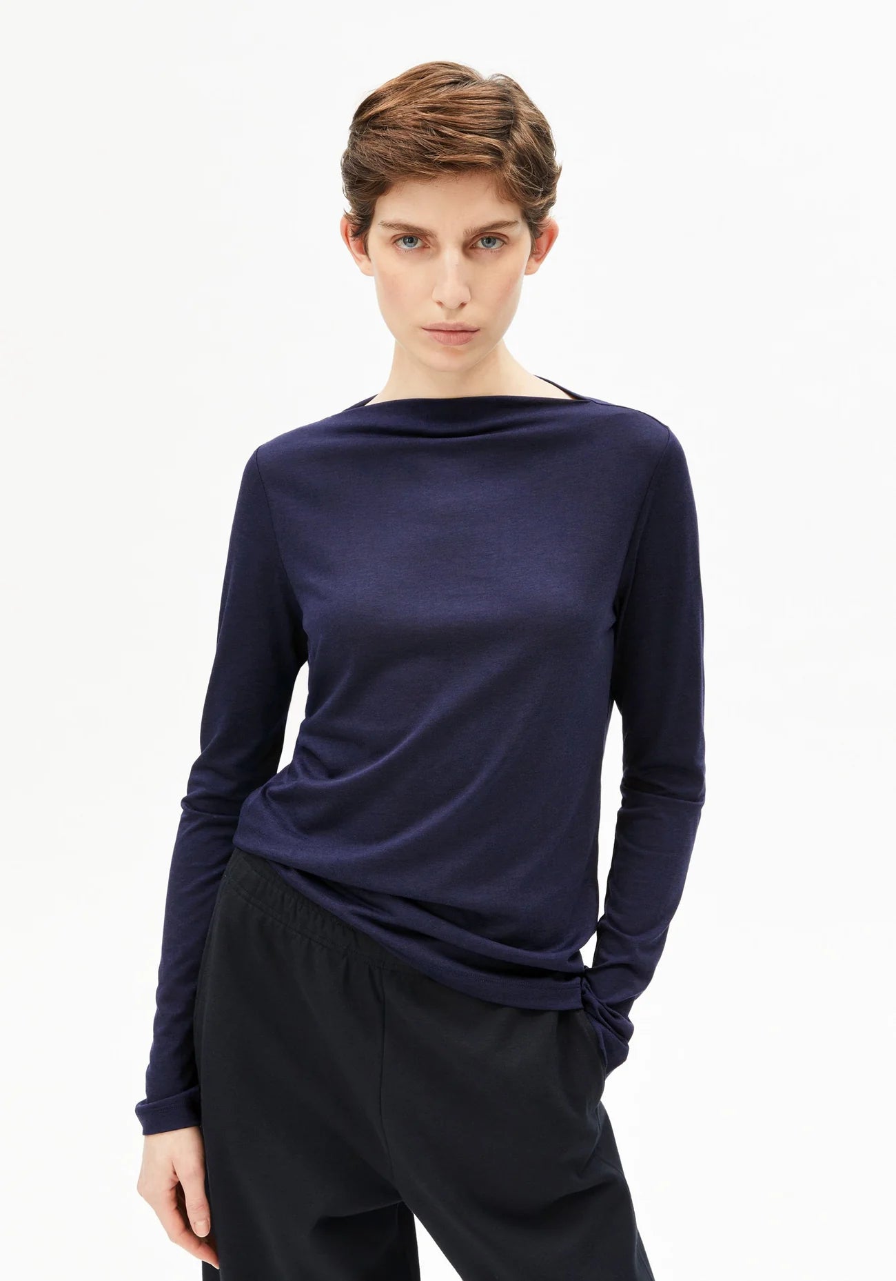 Boatneck Longsleeve Top