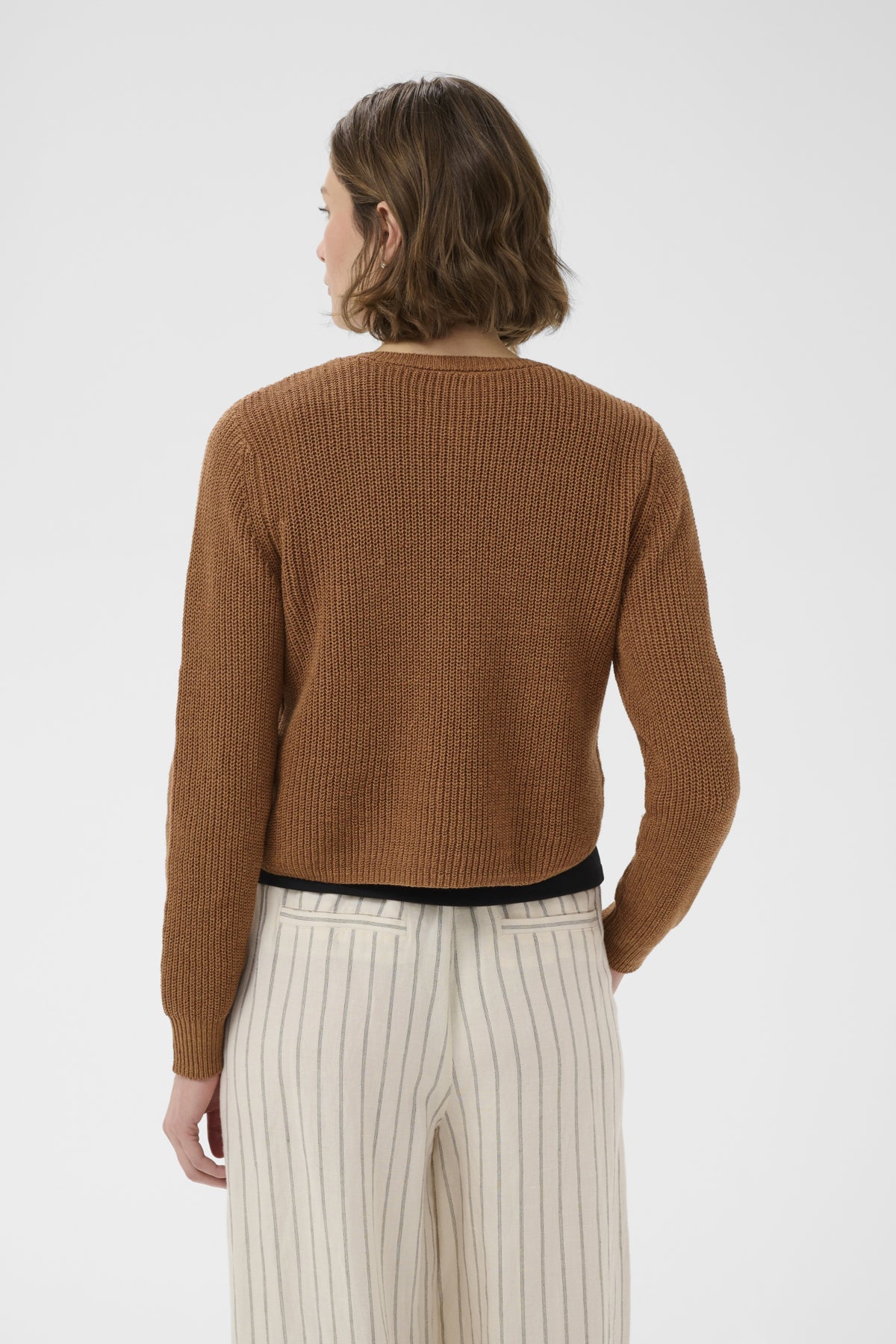 Gigia Linen Blend Cardigan