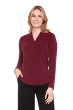 Butter V-Neck Long Sleeve