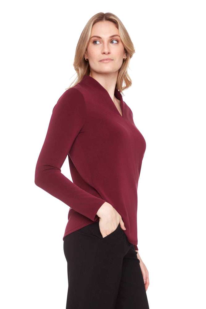 Butter V-Neck Long Sleeve