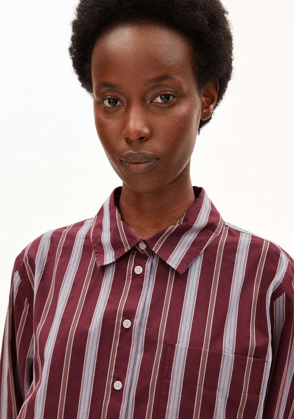 Striped Loose Shirt Blouse