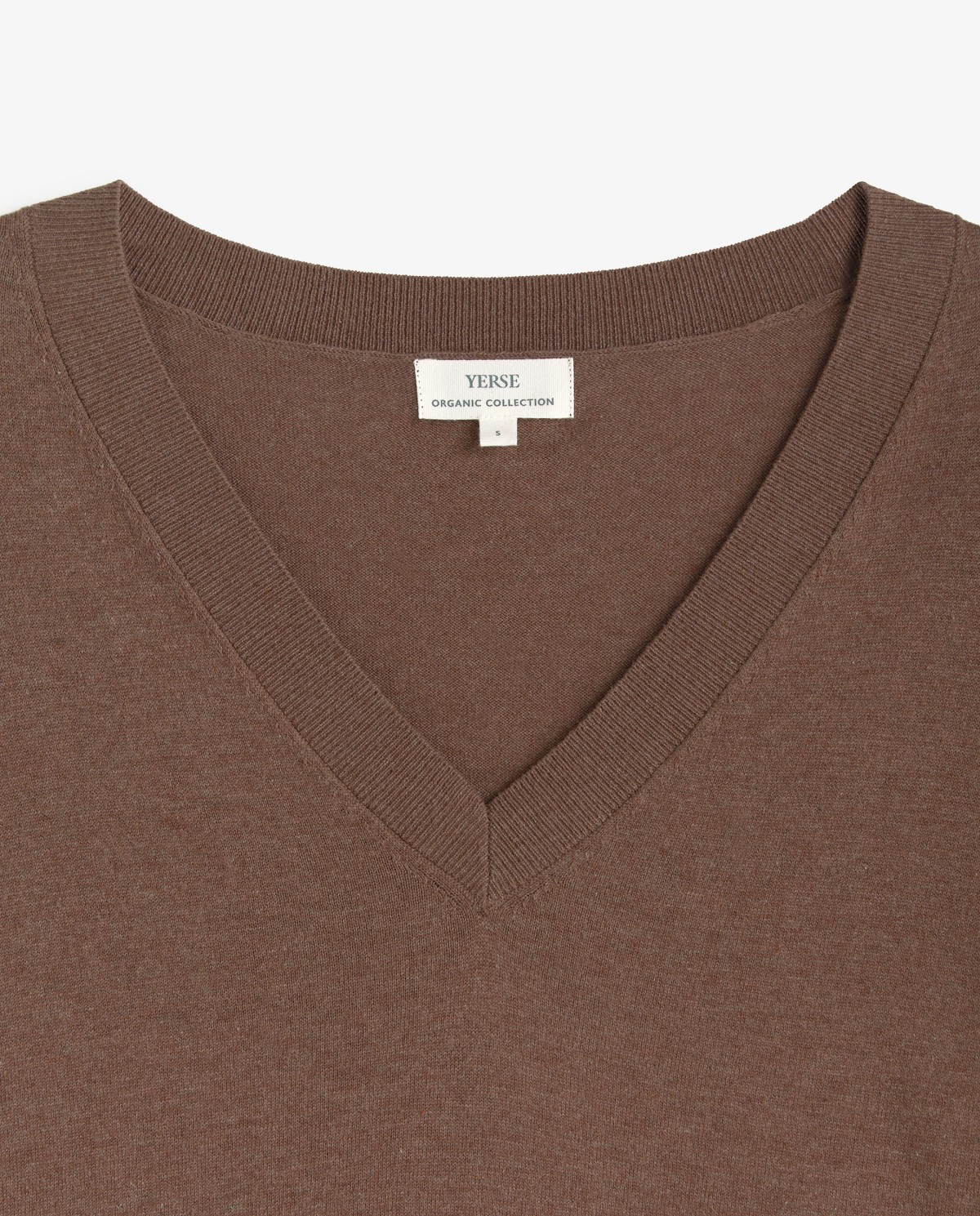 V-Neck Sweater With Embroidered Logo
