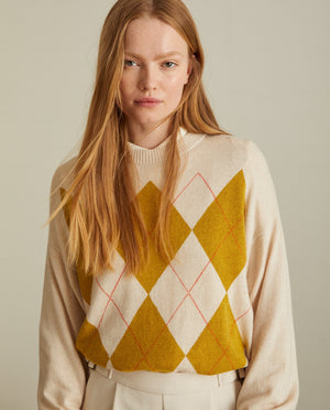 Argyle Crewneck Sweater