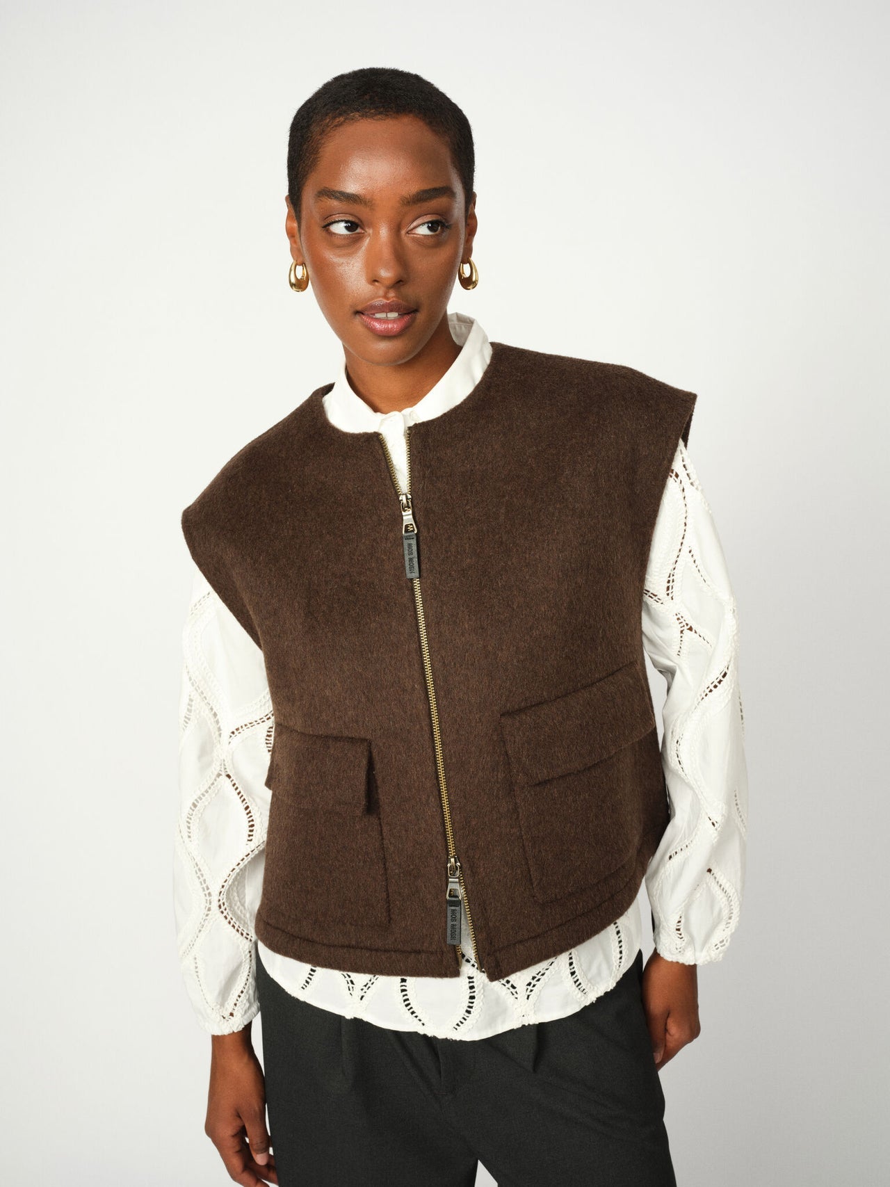Elise Louisa Wool Vest