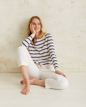 Striped Organic Cotton Sweater