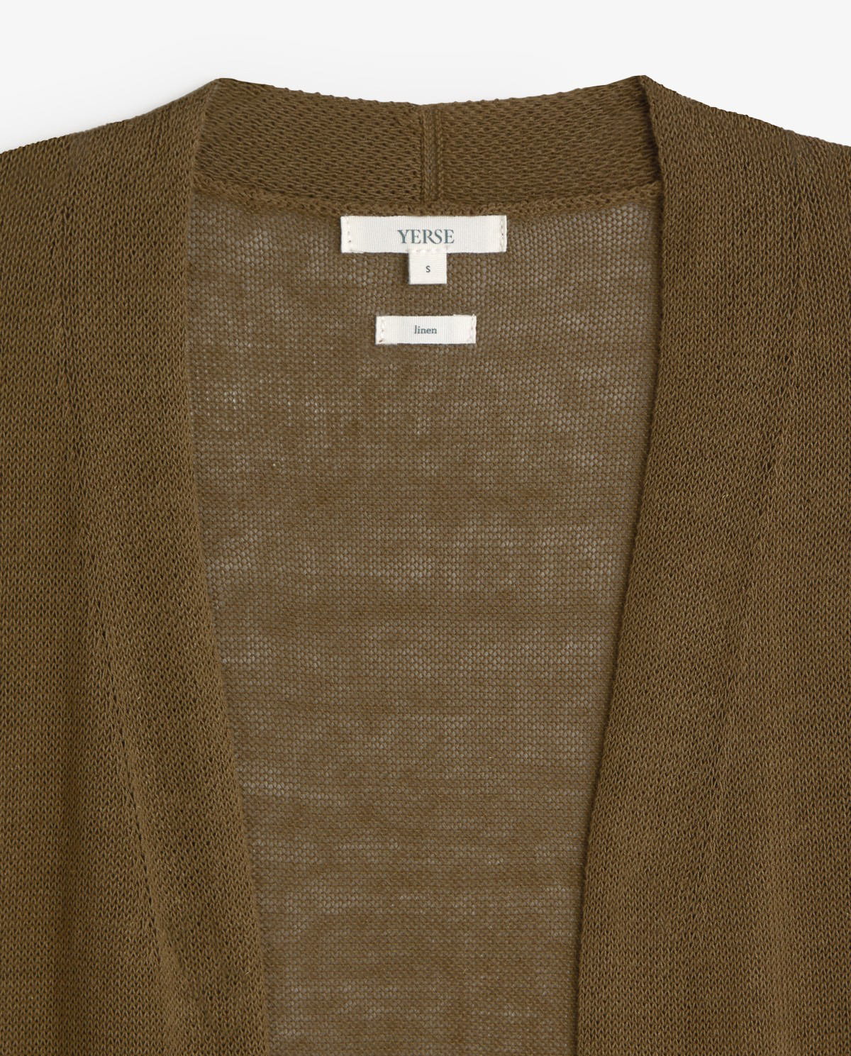 Linen Cardigan with French Sleeves