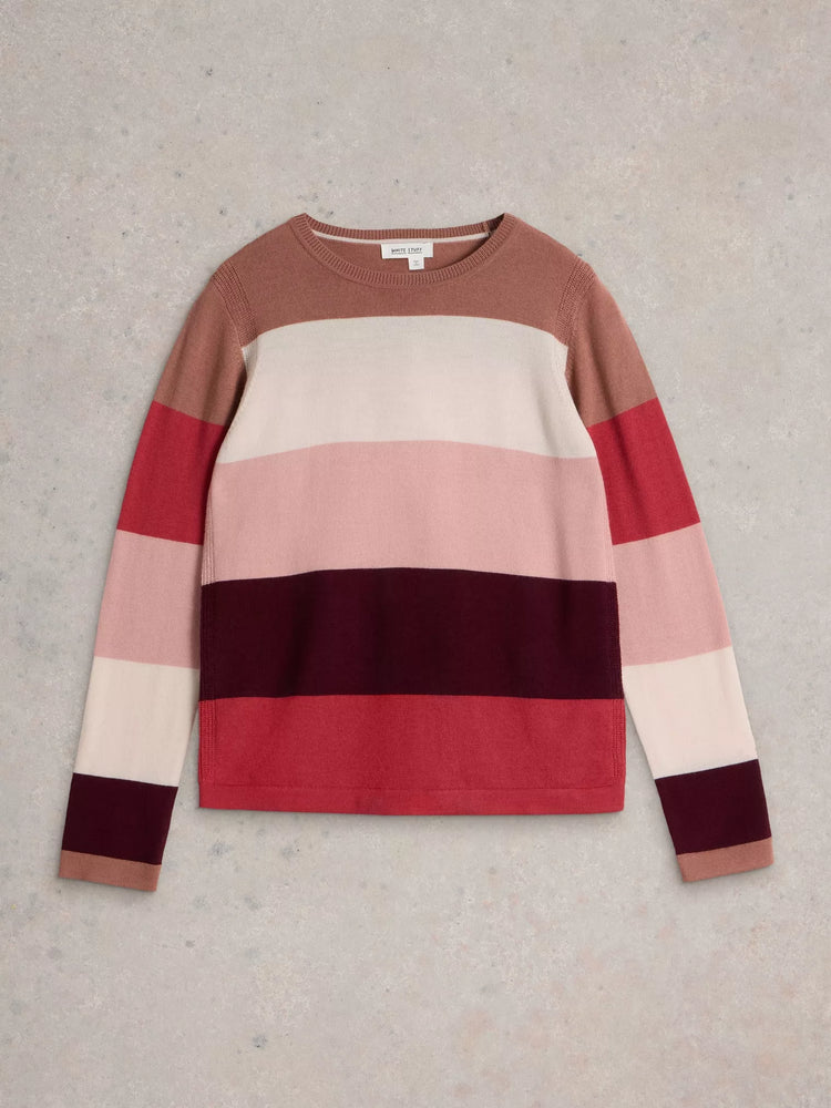 Colourblock Merino Jumper
