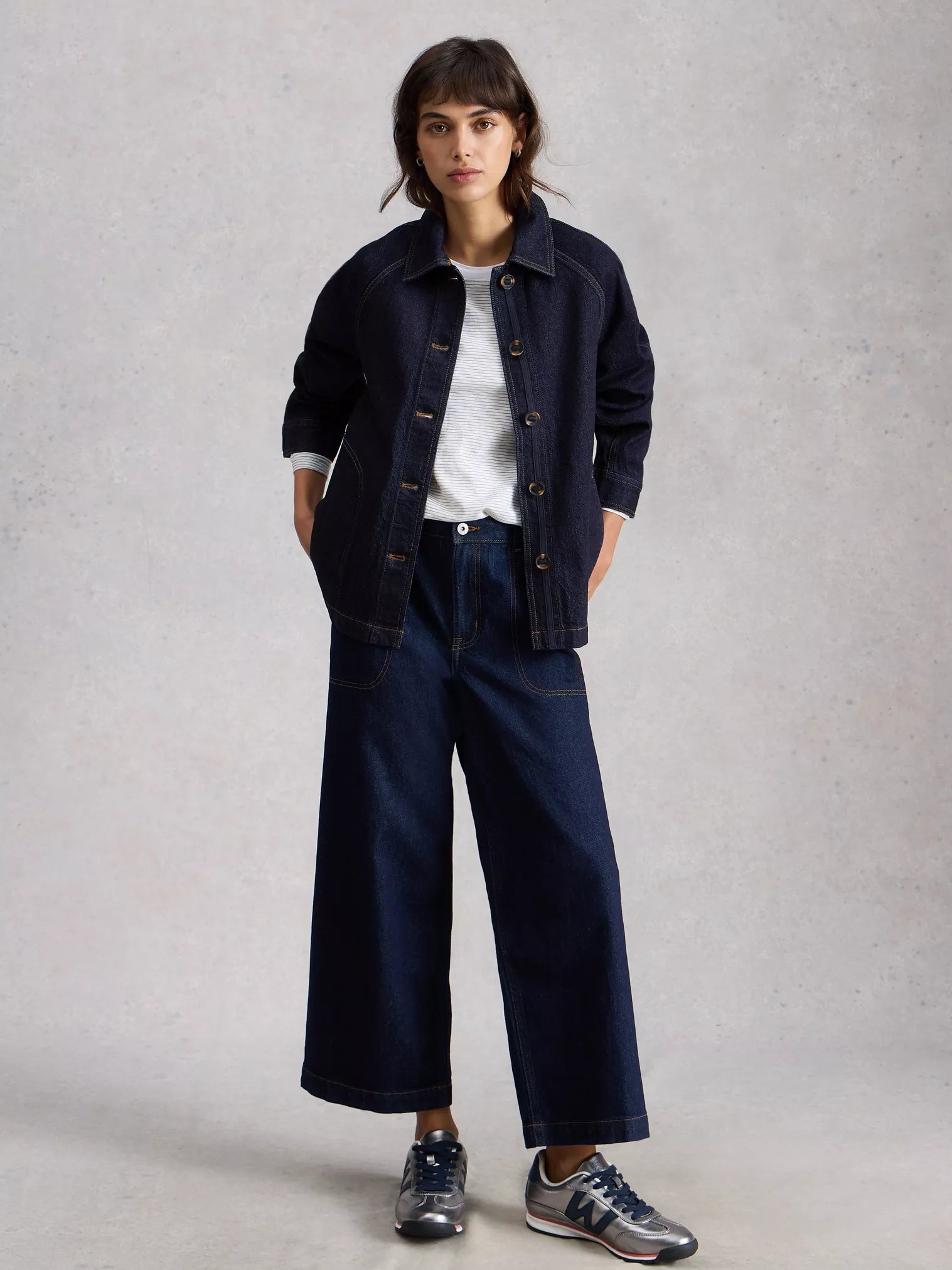 Eden Denim Jacket - Dark Wash