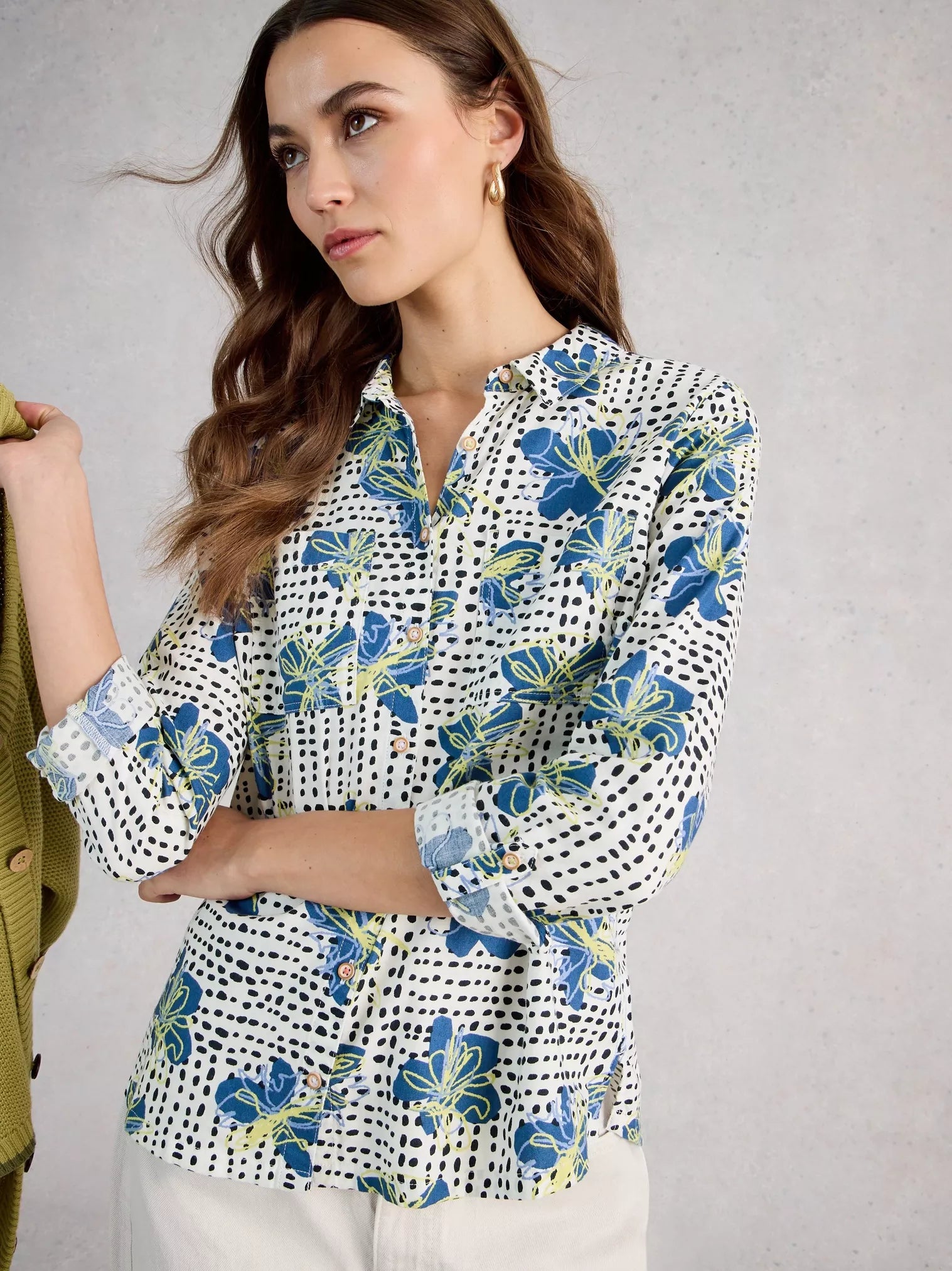 Sophie Organic Cotton Print Shirt