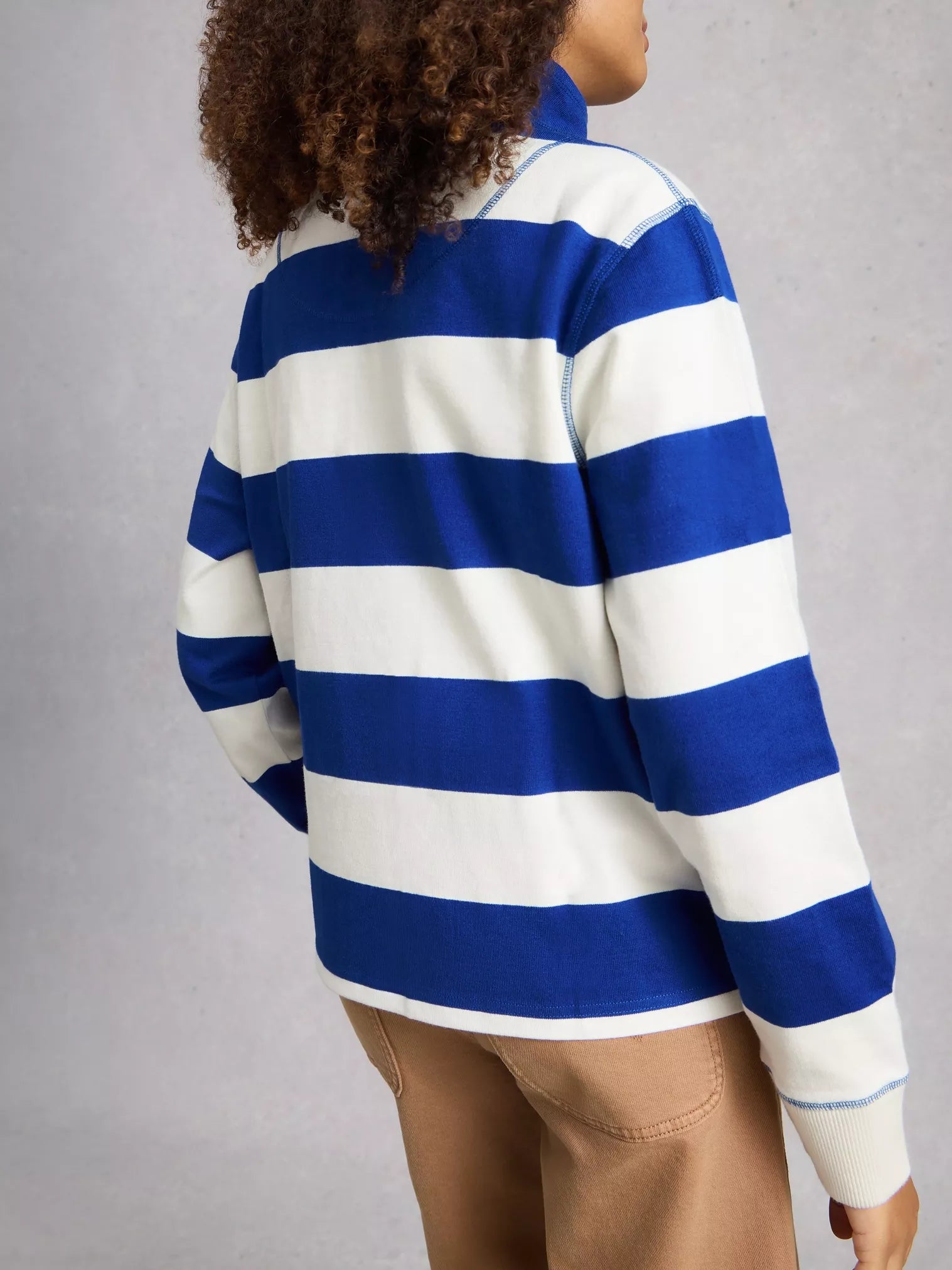 Bobby Button Stripe Sweatshirt