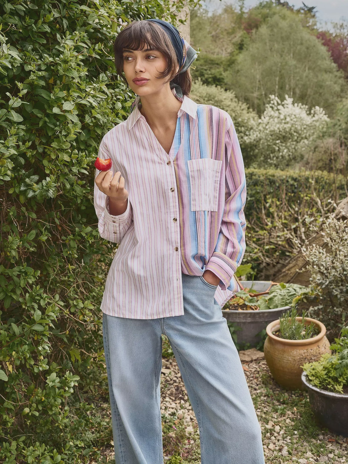 Saffie Mixed Stripe Shirt
