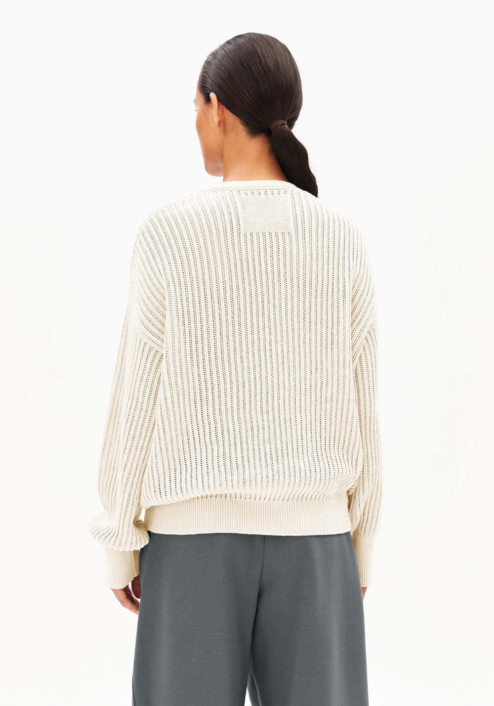 Linen Blend Knit Sweater