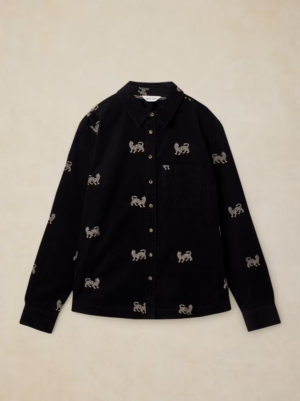 Libby Embroidered Cord Shirt