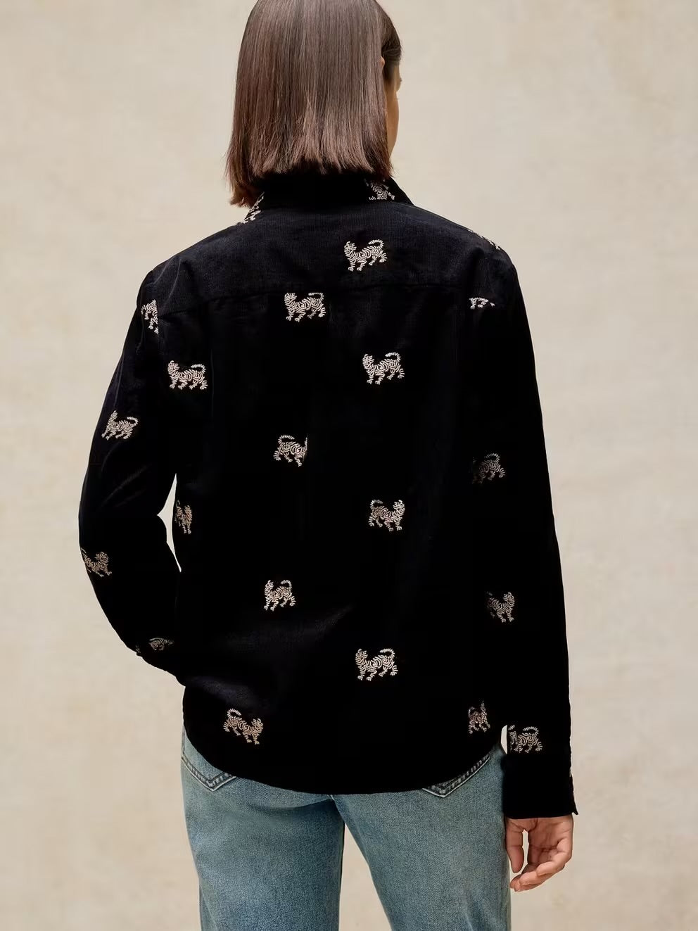 Libby Embroidered Cord Shirt