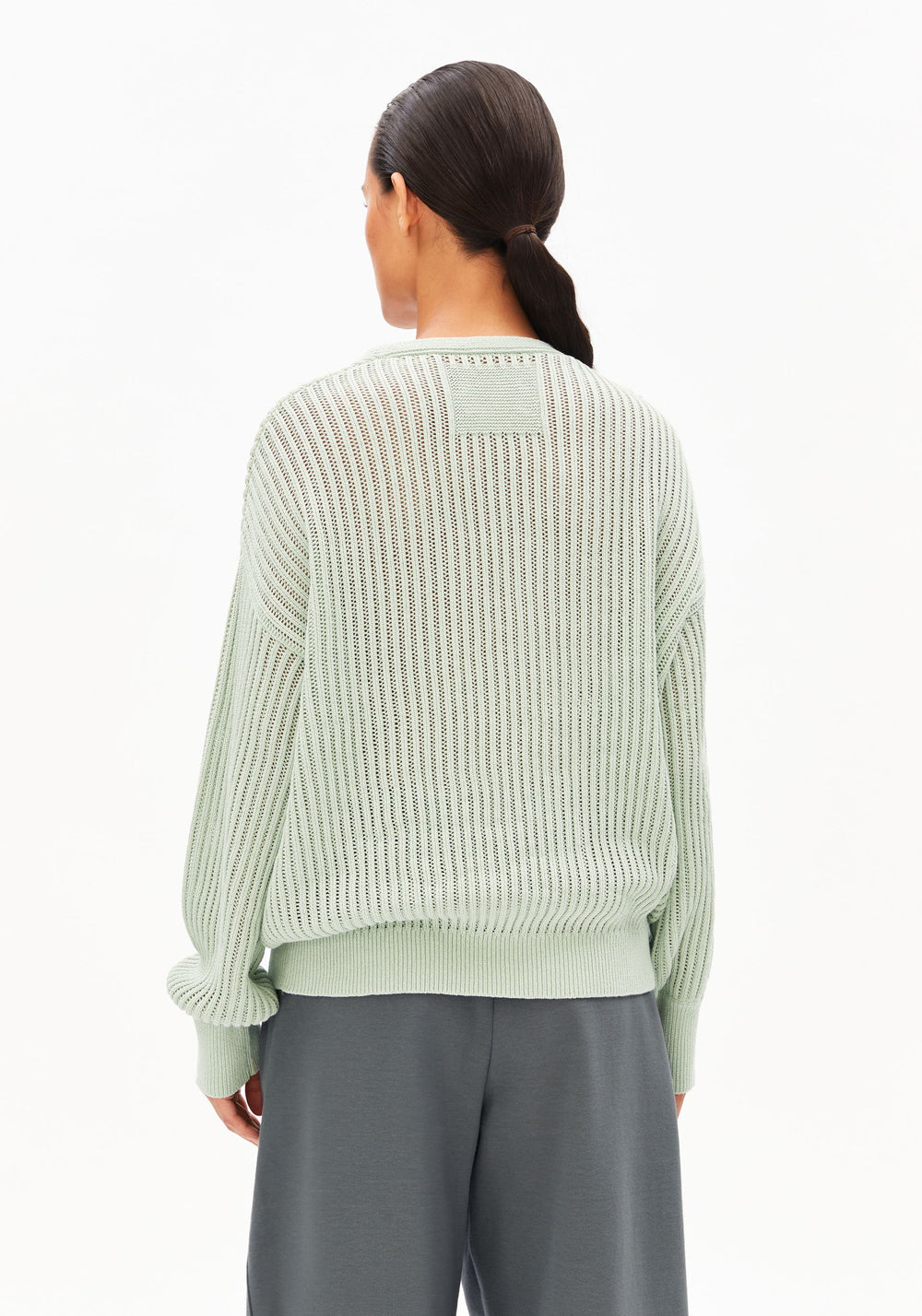 Linen Blend Knit Sweater