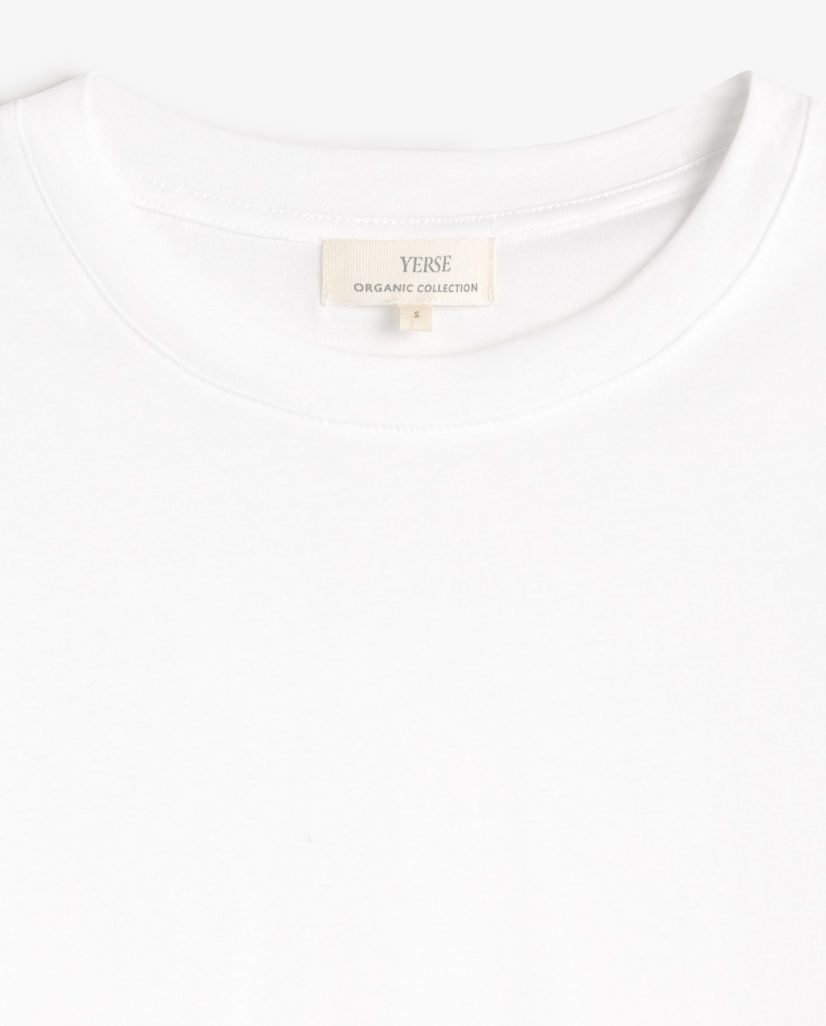 Organic Cotton T-Shirt with Round Neckline