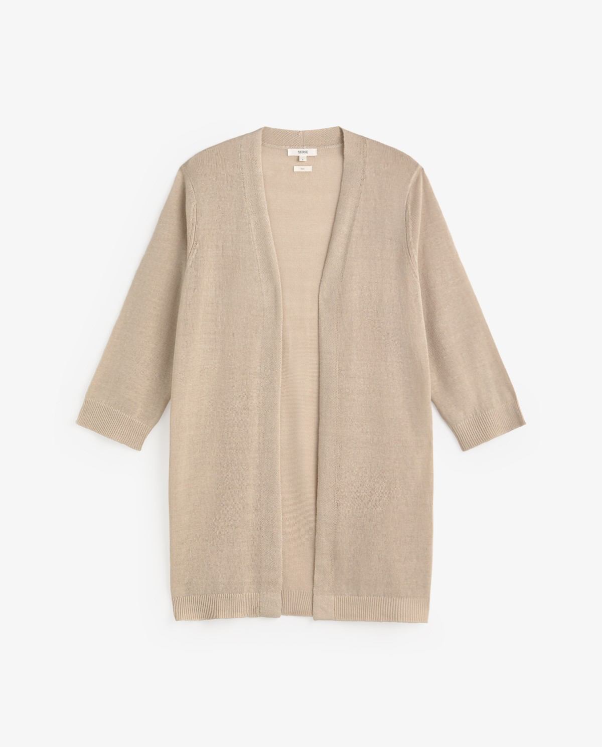 Linen Cardigan with French Sleeves