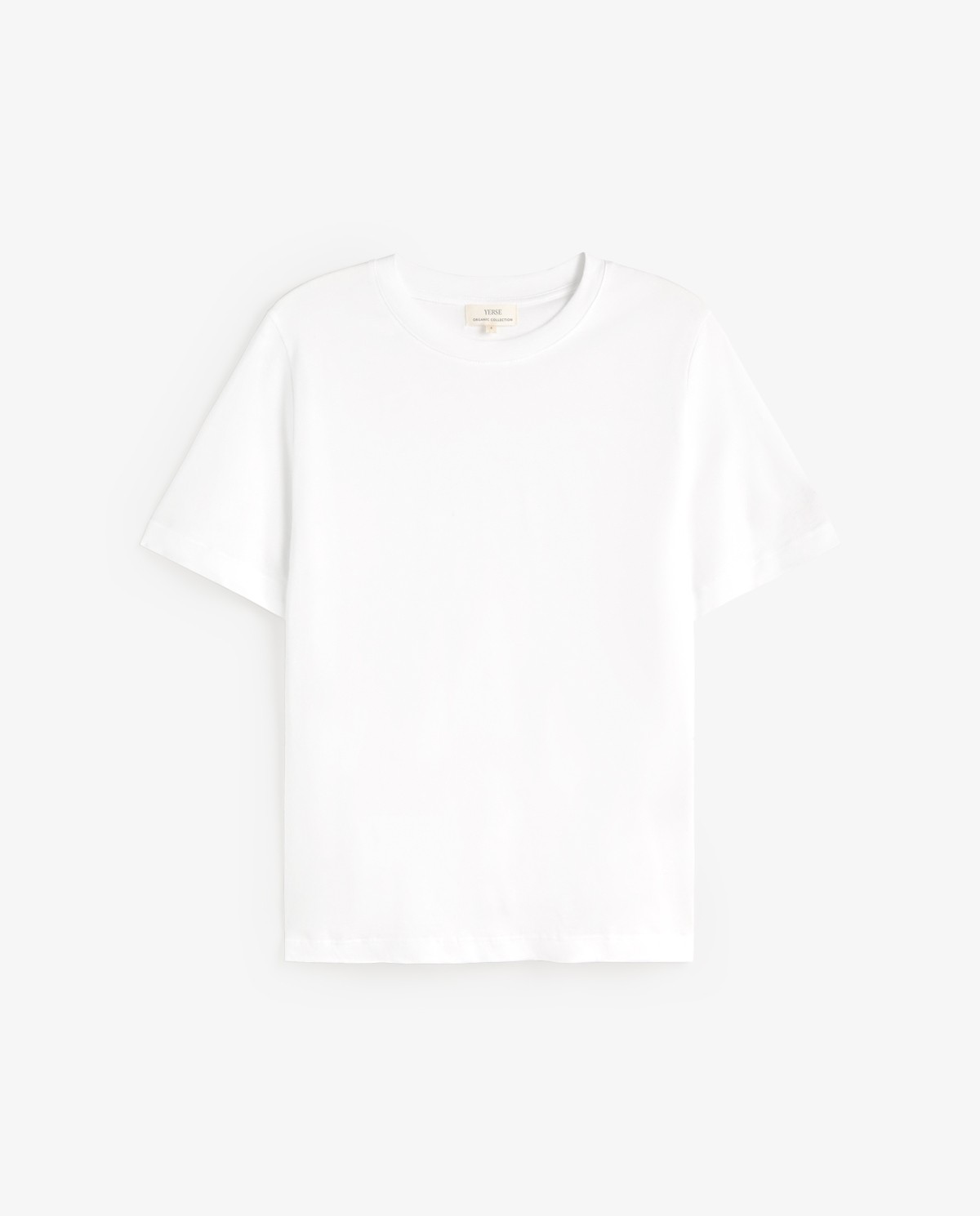 Organic Cotton T-Shirt with Round Neckline