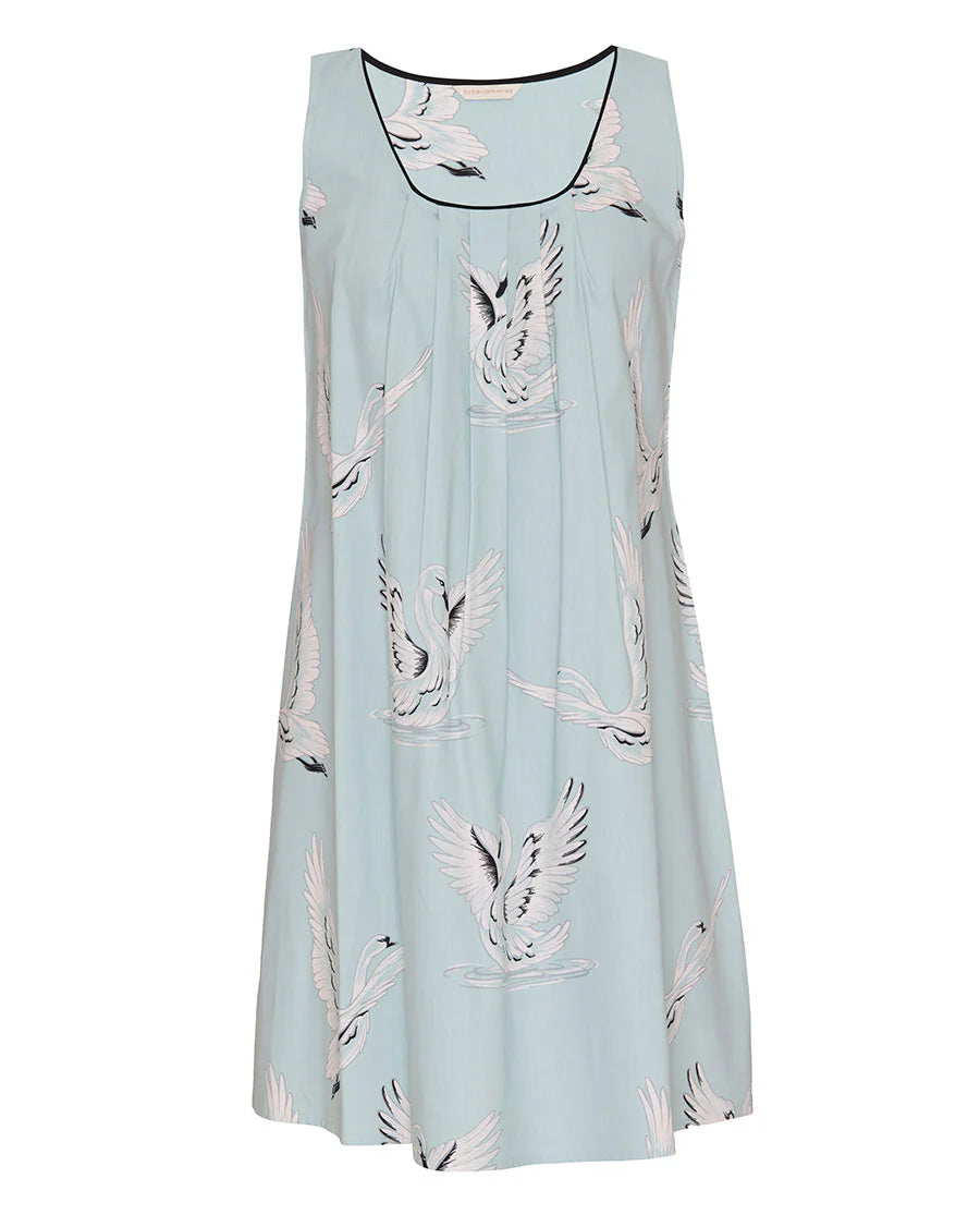 Grace Swan Print Nightdress