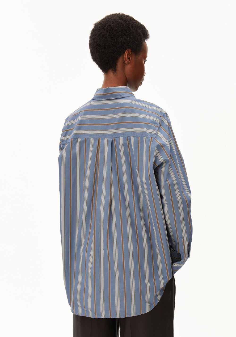 Striped Loose Shirt Blouse