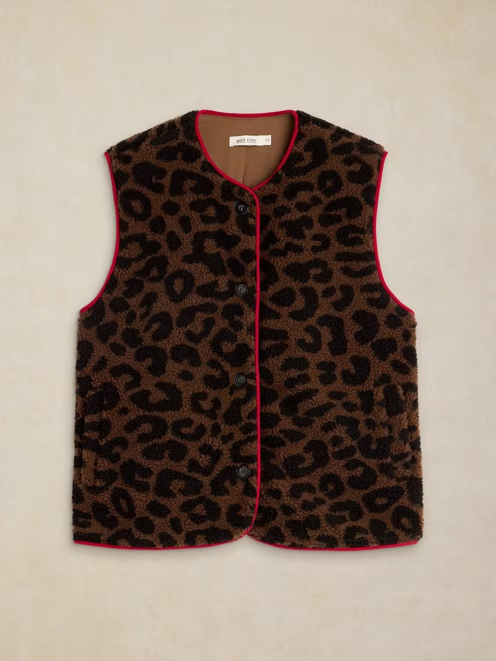 Borg Leopard Gilet