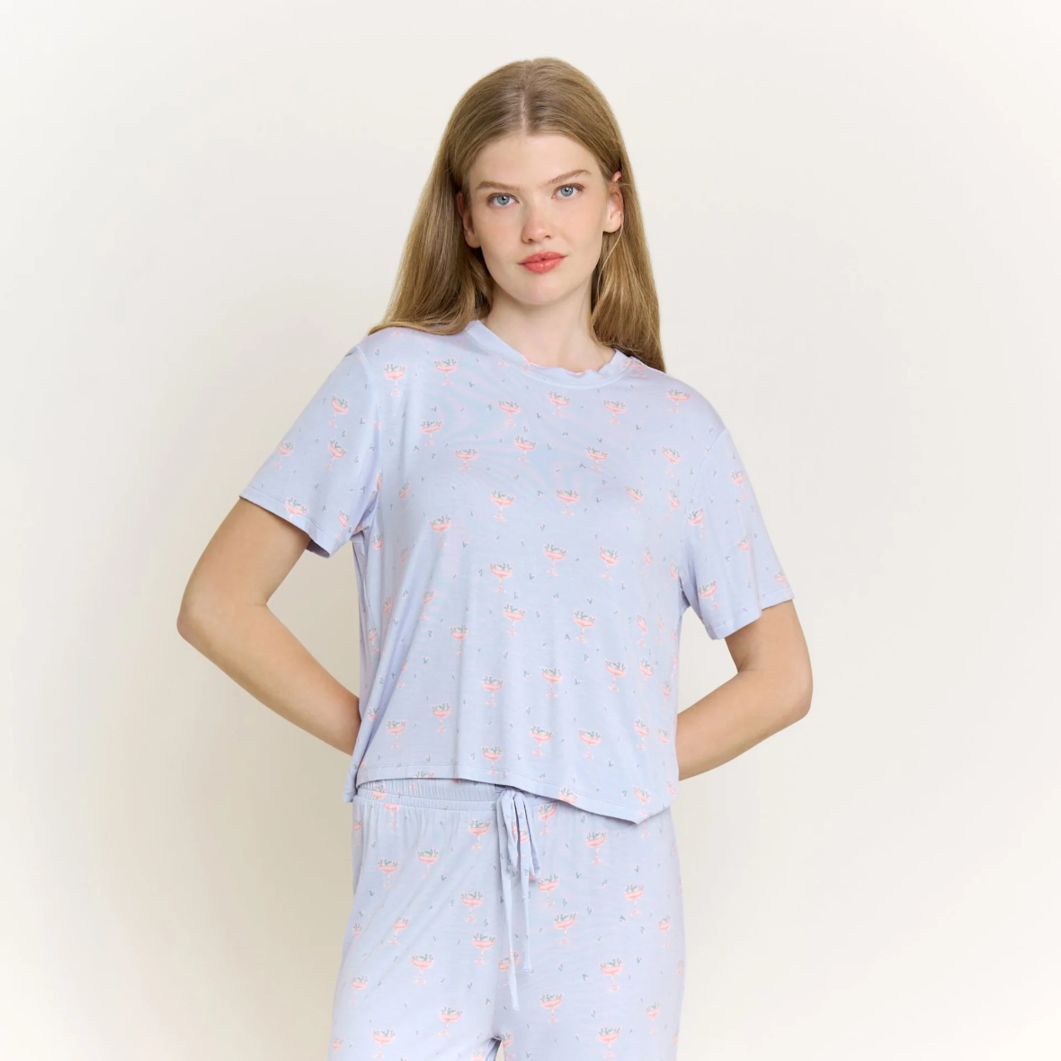 All American Moonbeam Rosé Tee & Pant Set
