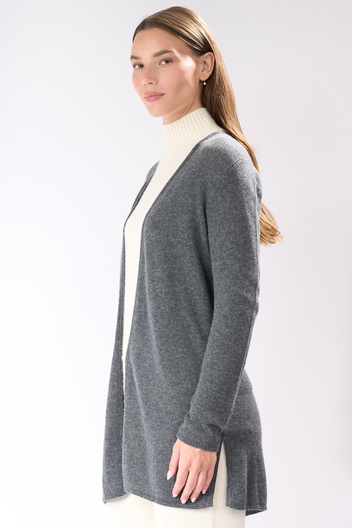 Longline Cashmere Cardigan