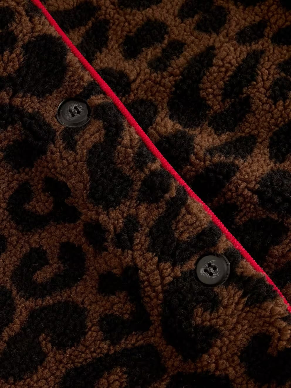 Borg Leopard Gilet