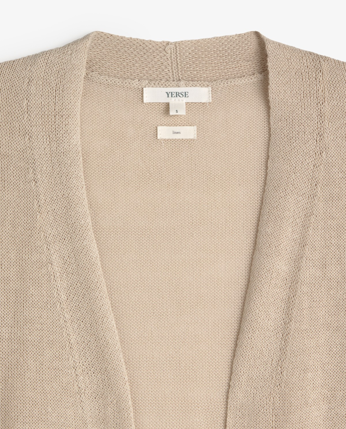 Linen Cardigan with French Sleeves