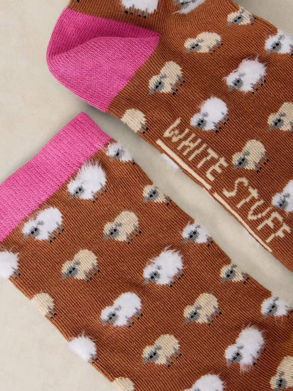 Fluffy Mini Sheep Ankle Socks