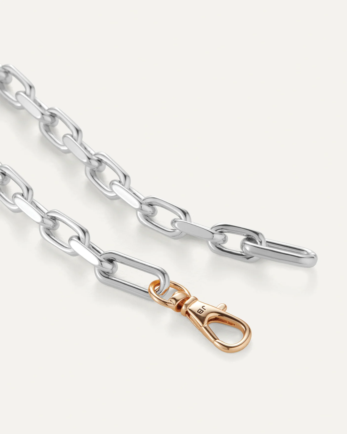 Padlock Heart Pendant Necklace Two-Tone