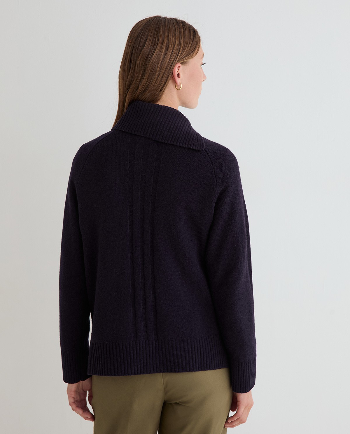Open Roll-Neck Sweater