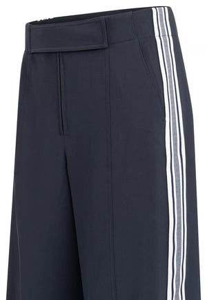 High Waist Trouser With Side Stripe