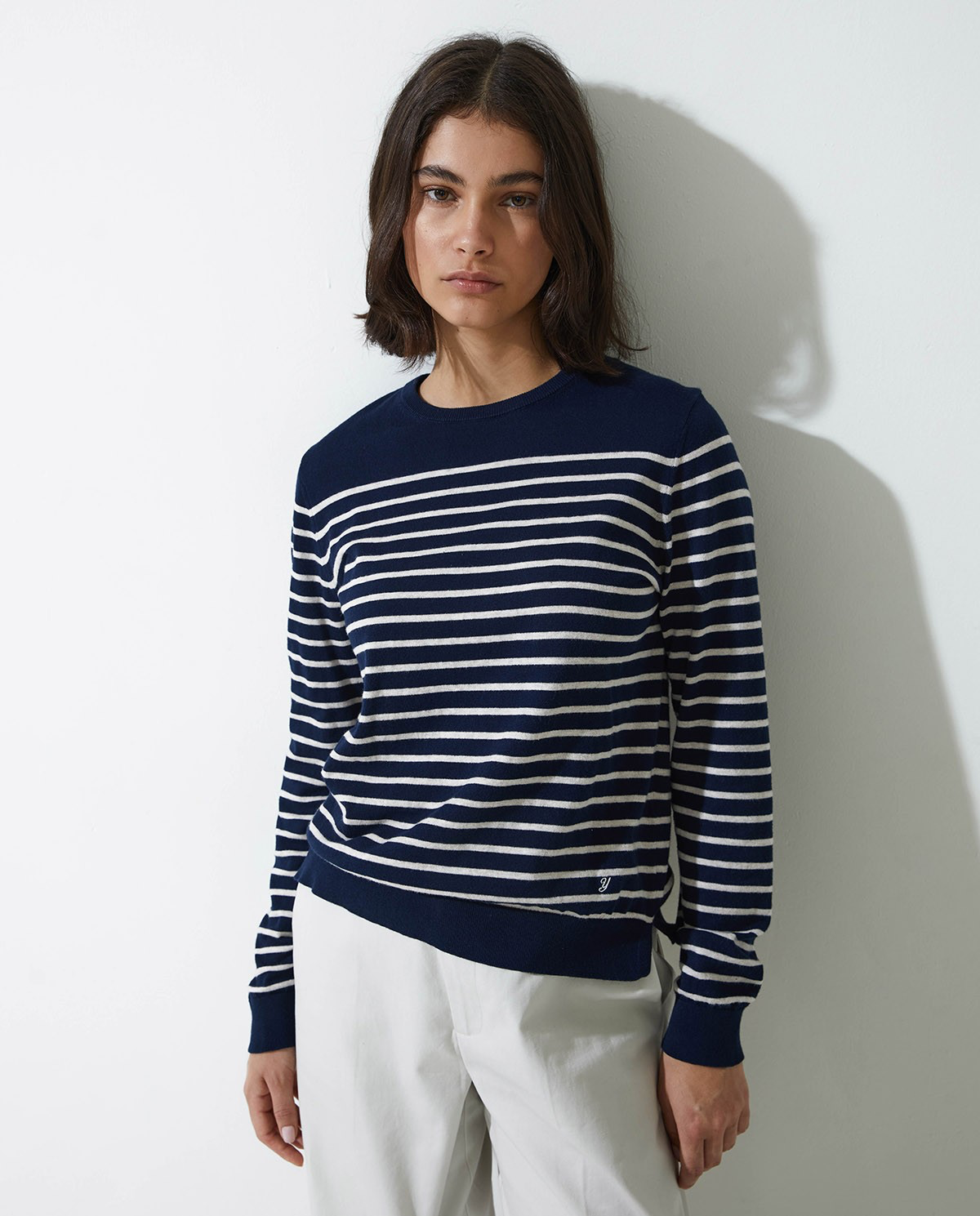 Striped Organic Cotton Sweater