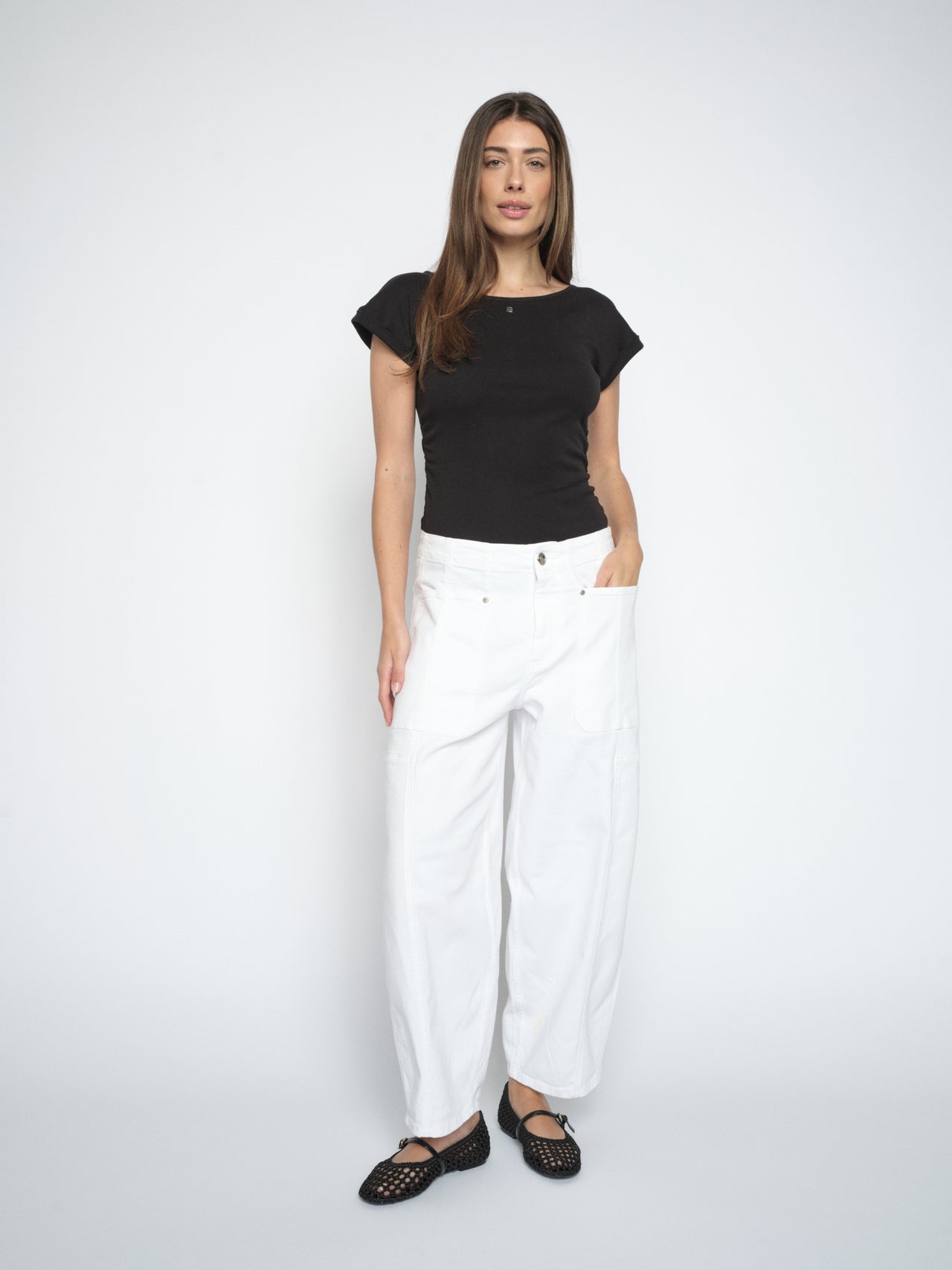 Rosy Bianco Pant