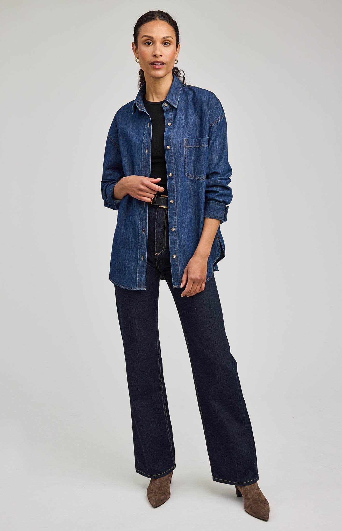 Whitney Denim Button Down