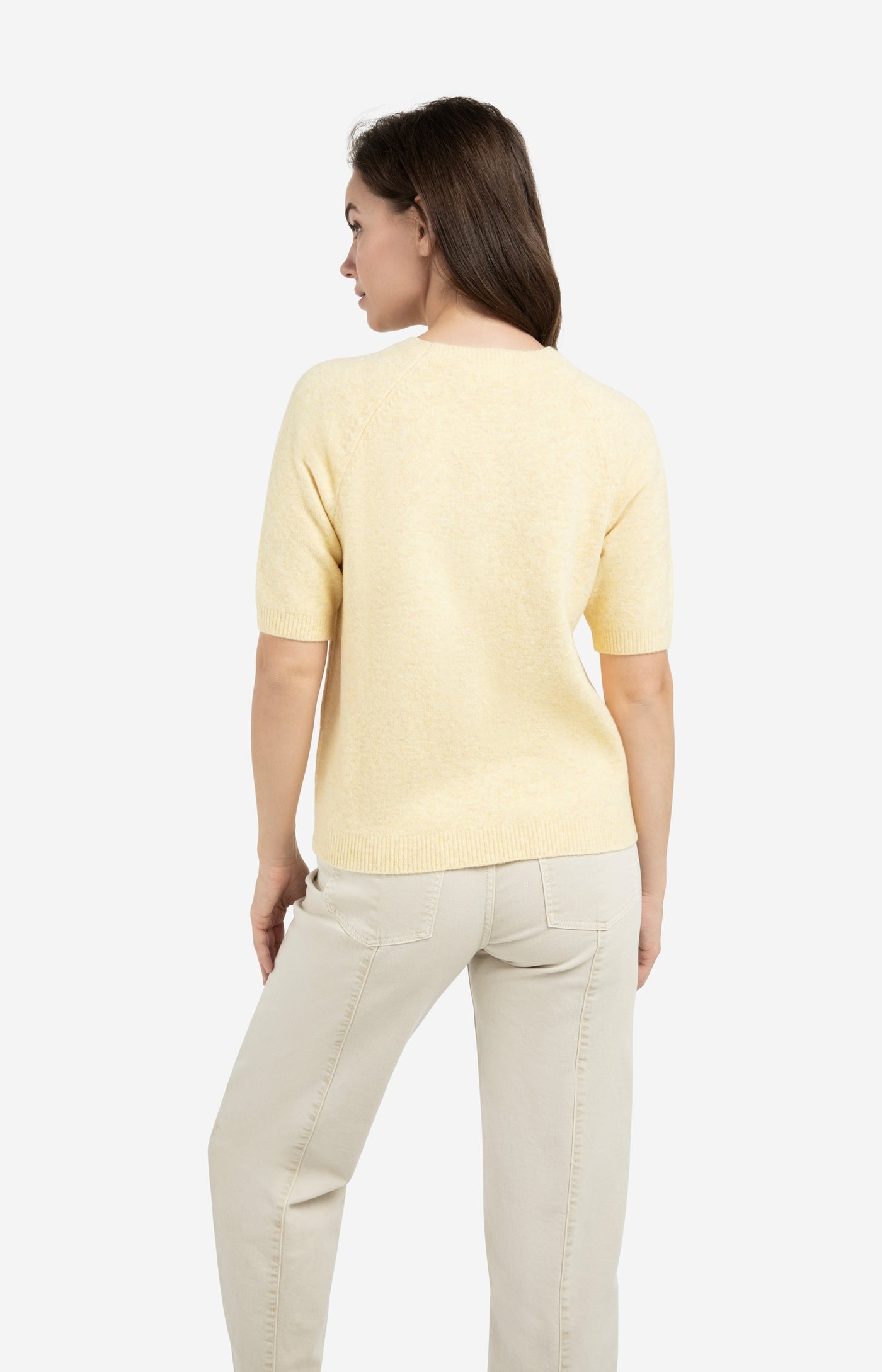 Soft Sweater with Short Sleeve