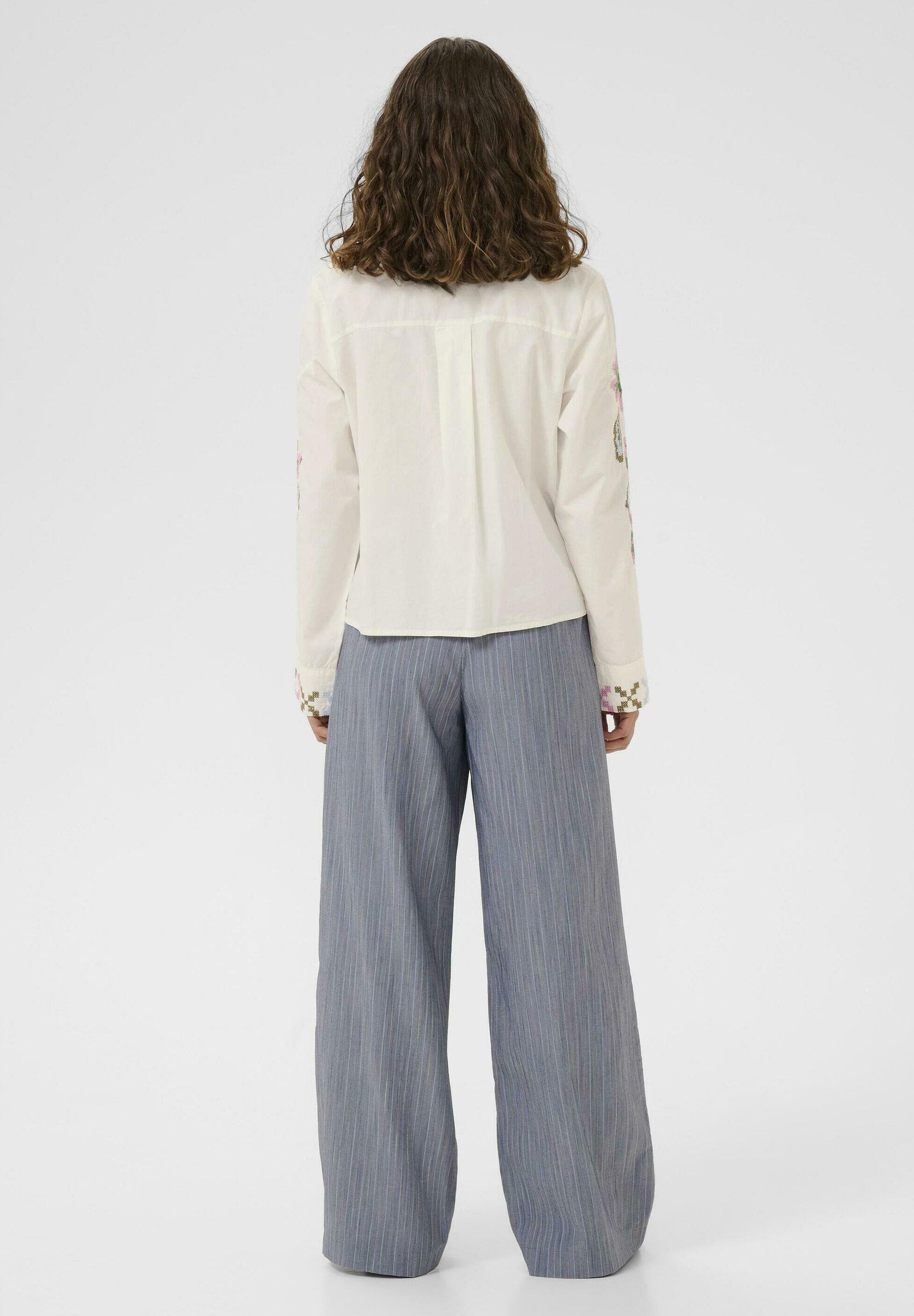 Breezy Shirt With Embroidery
