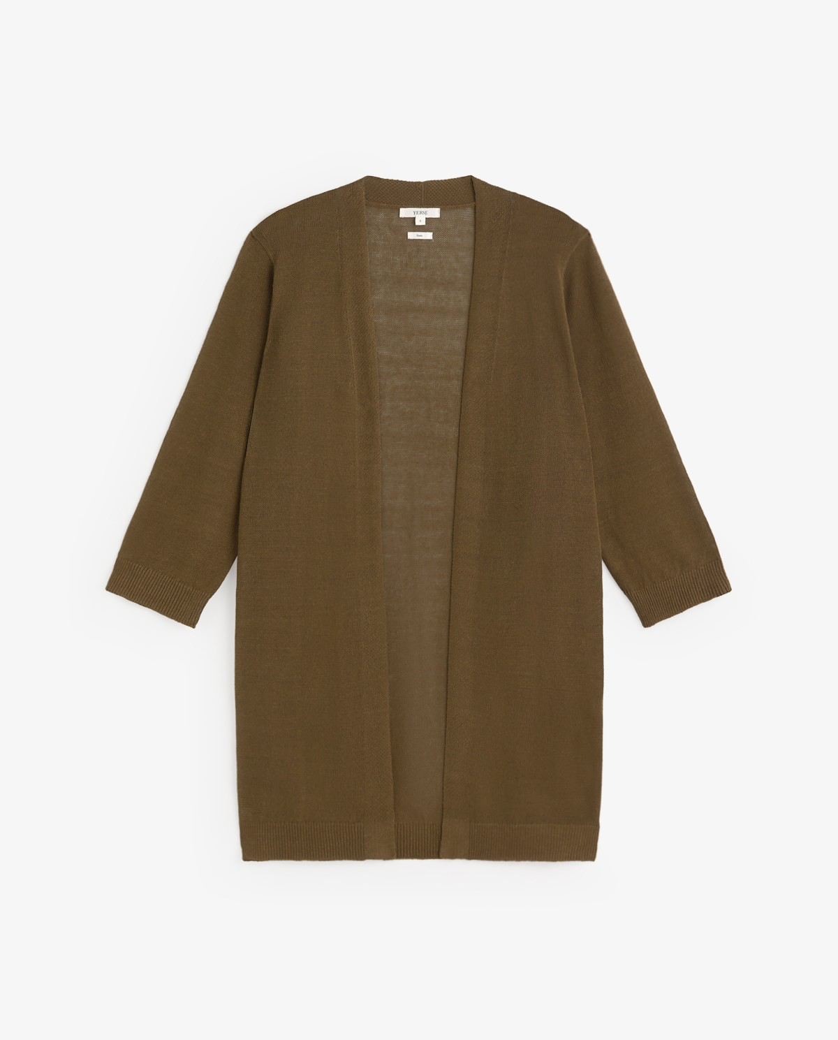 Linen Cardigan with French Sleeves