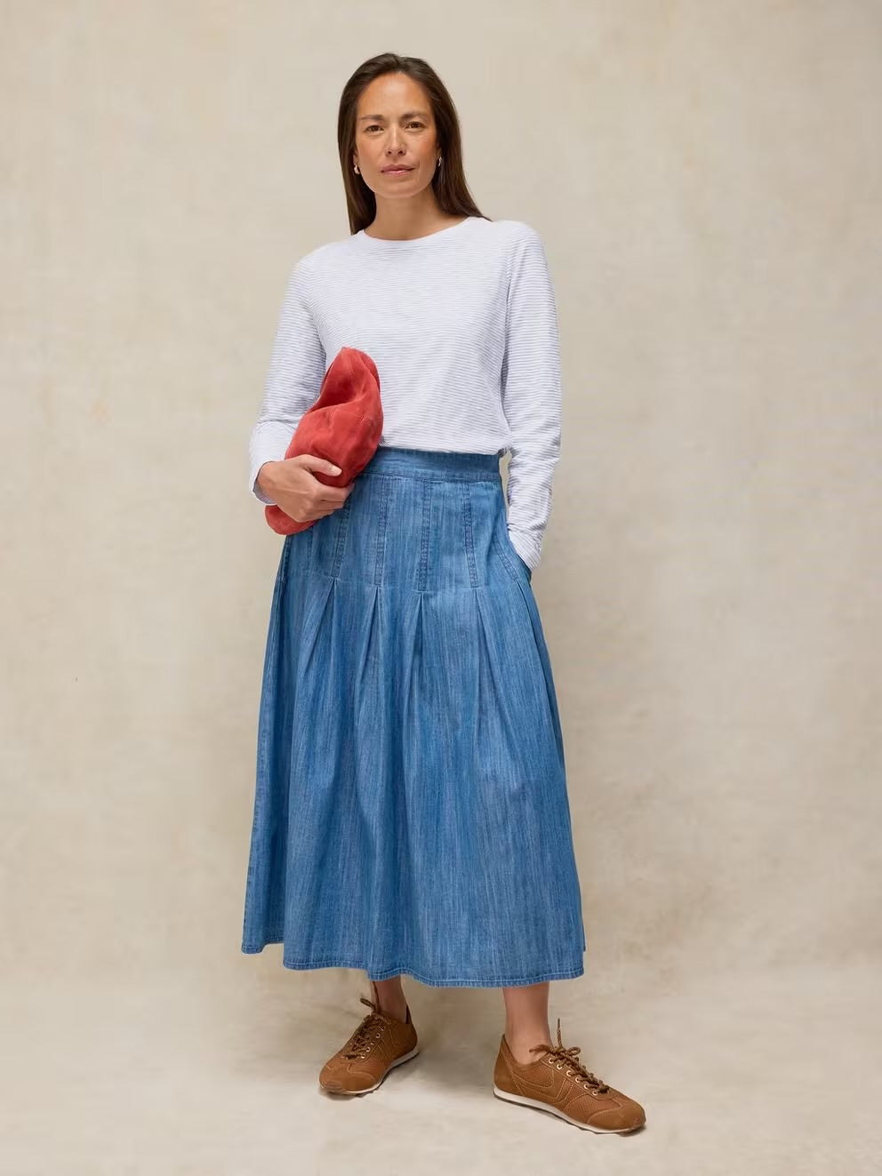 Clara LS Textured Tee
