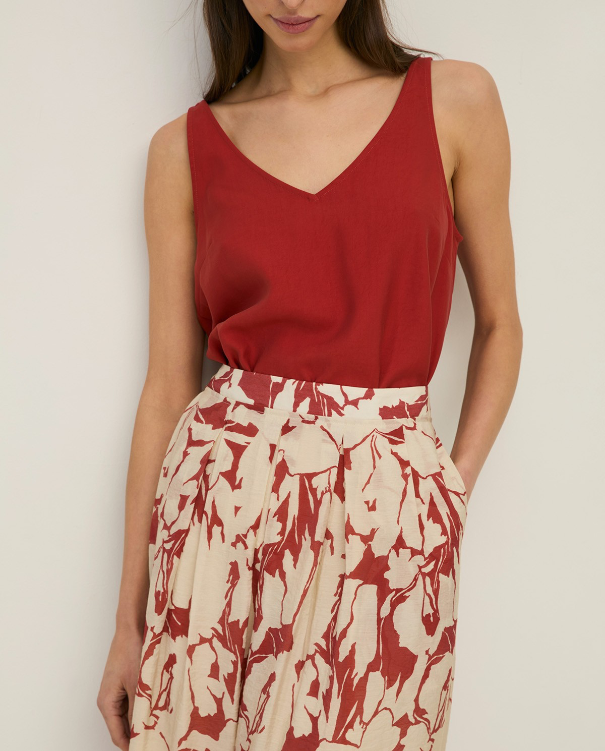 Flowy Flora Chiffon Skirt