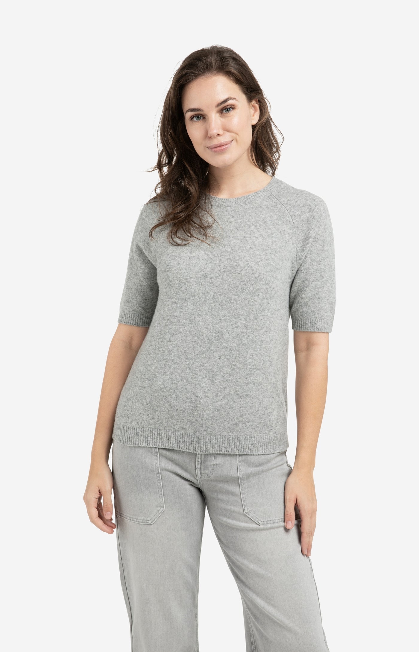 Soft Sweater with Short Sleeve
