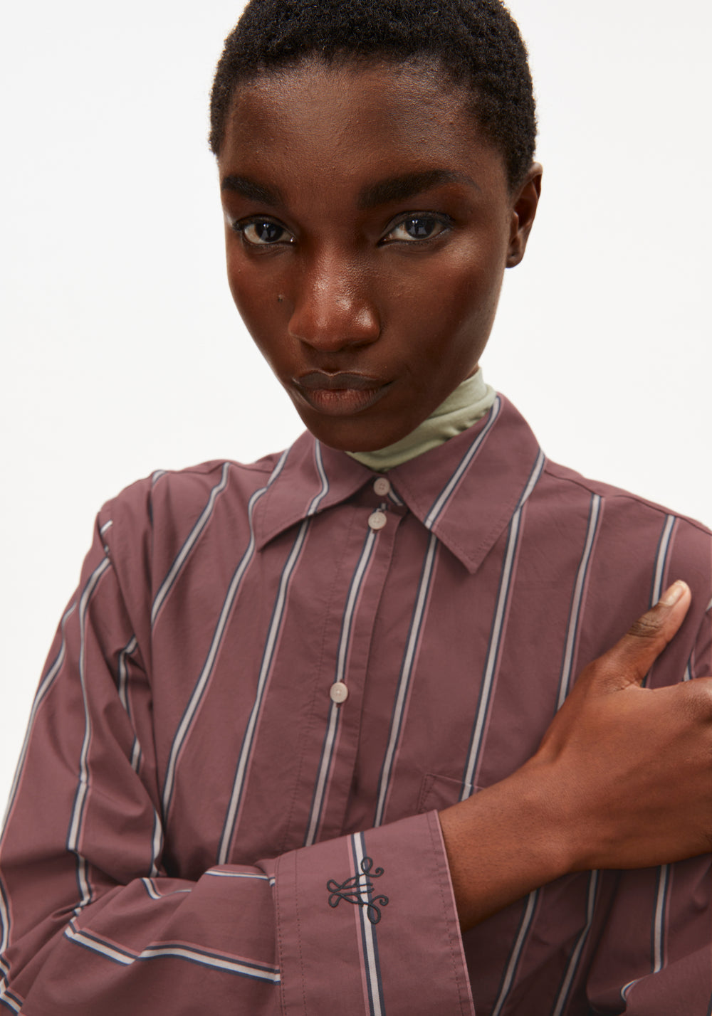 Haliaa Striped Blouse from Organic Cotton