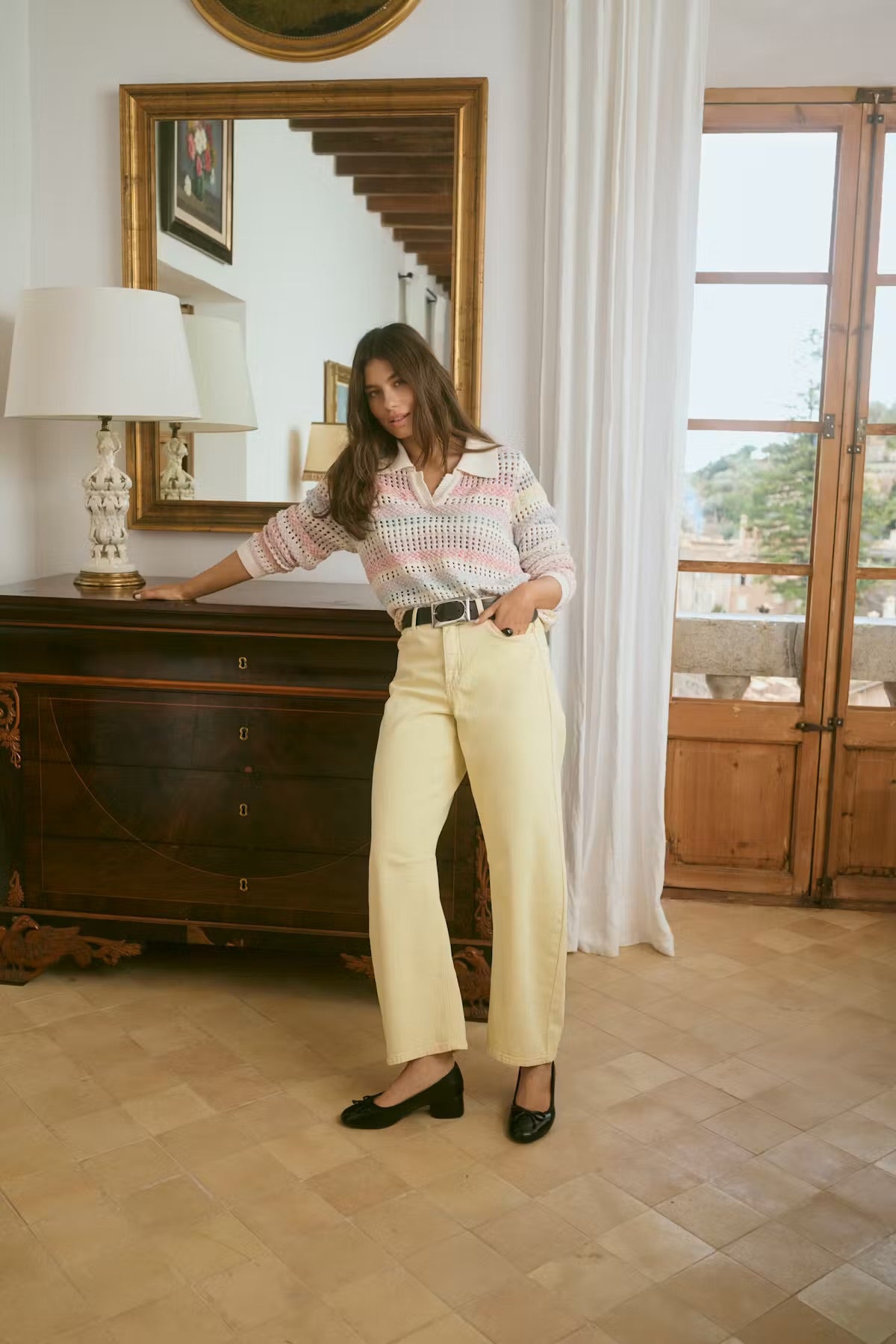 Juana Long Sleeve Polo