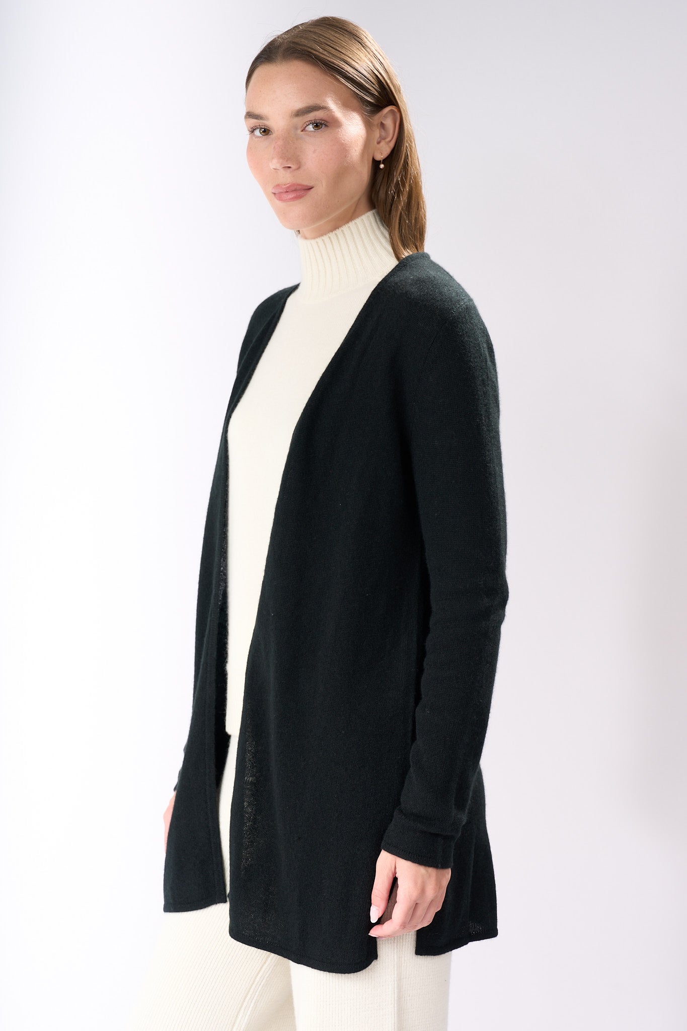 Longline Cashmere Cardigan