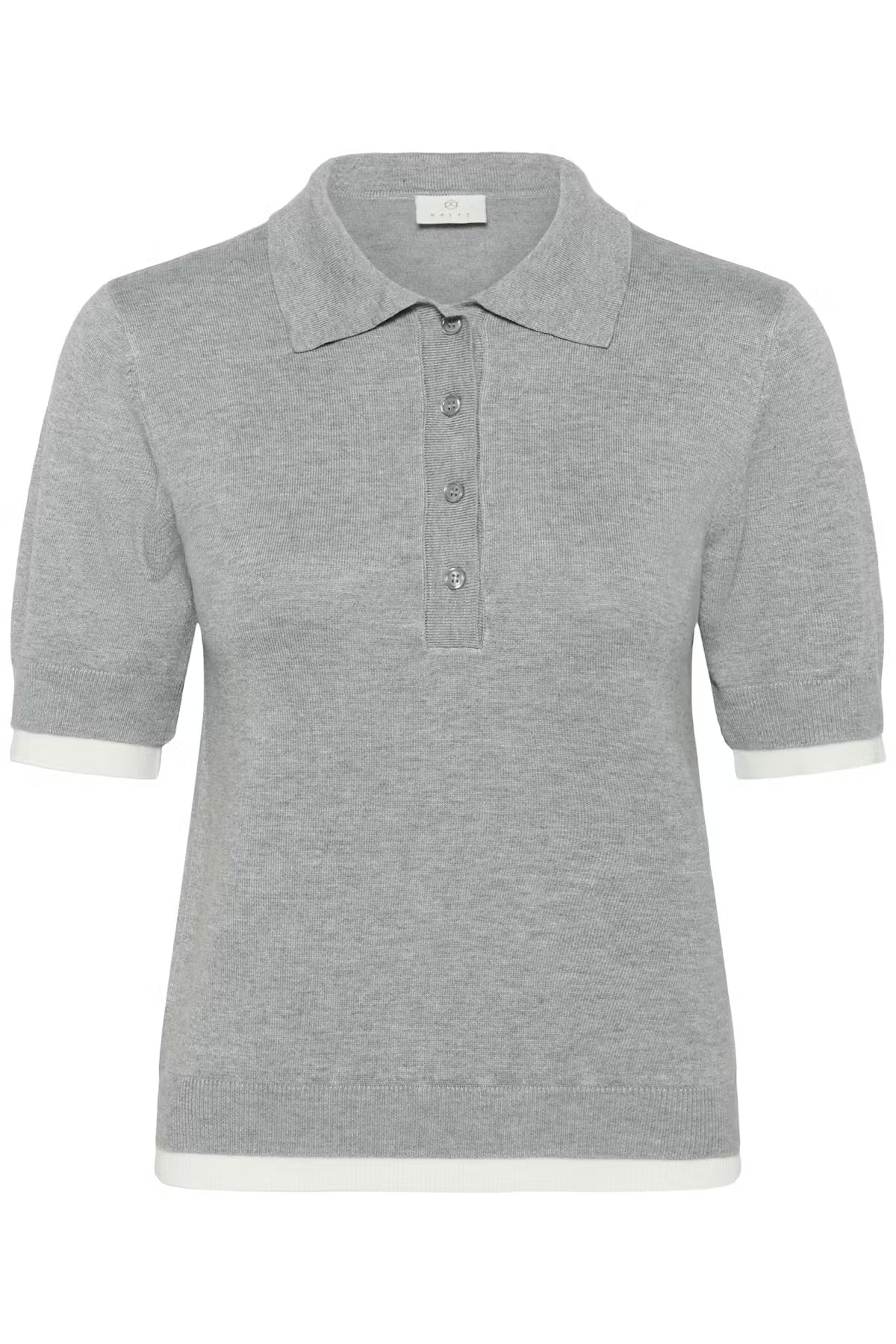 Lizza Contrast Knit Polo