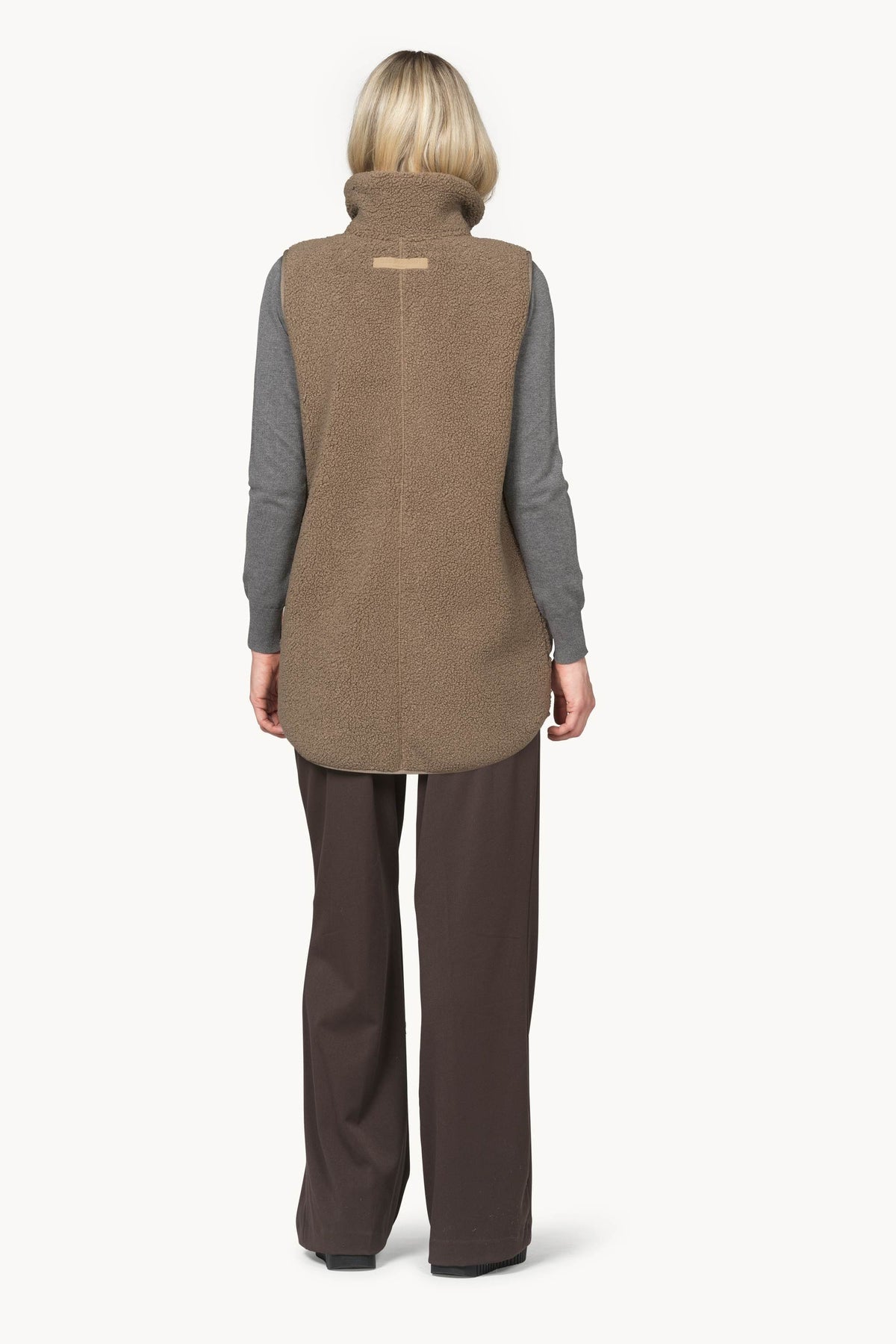 Long Fleece Vest